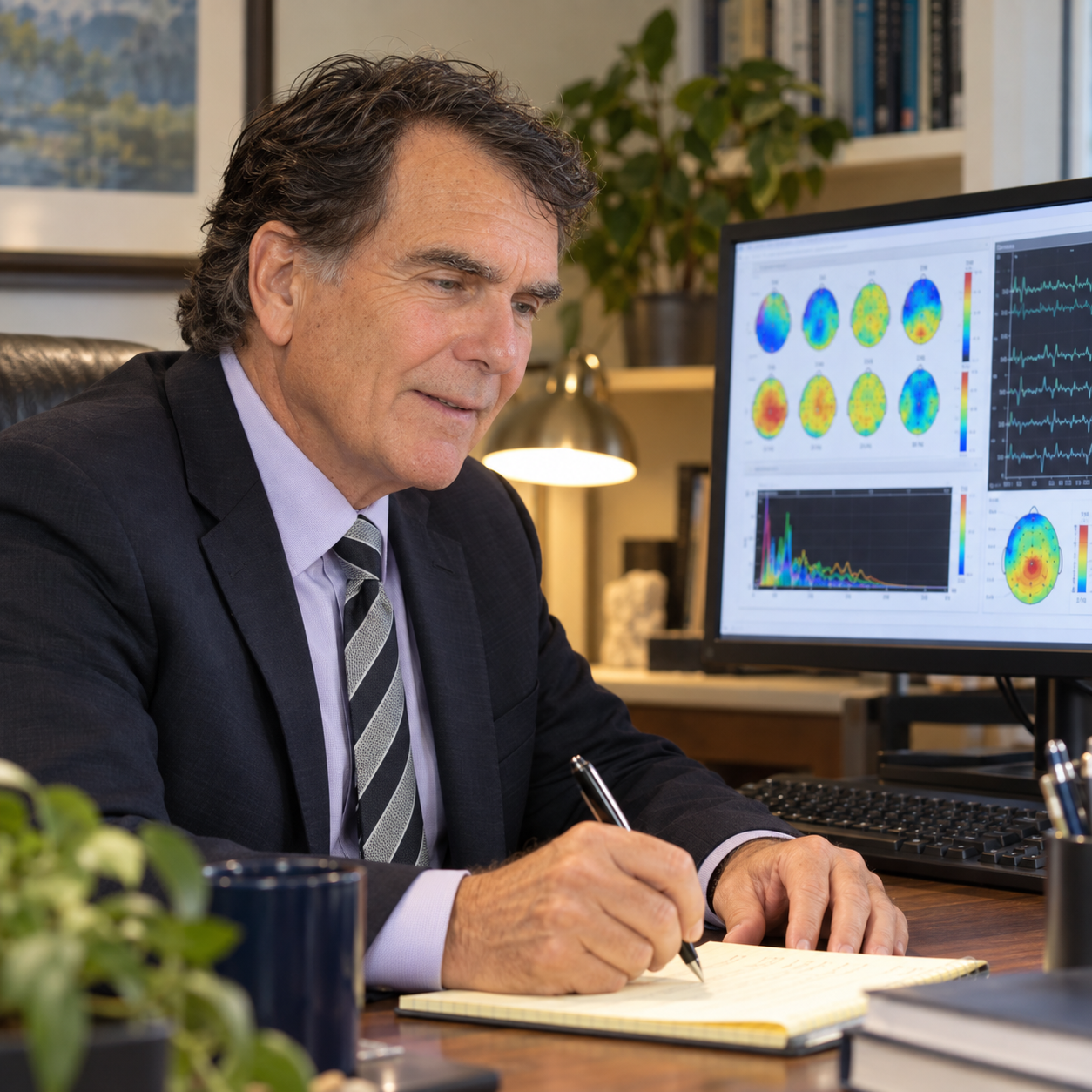 CDN_Dr_Cale_Reviewing_Brain_Map
